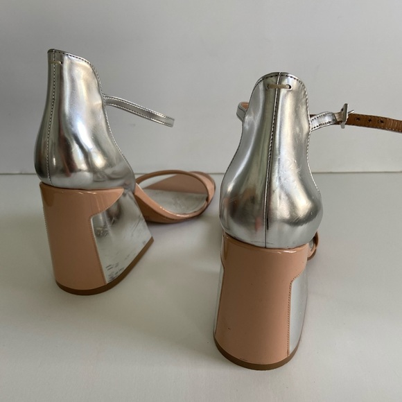 Maison Margiela Two Tone Leather Strap Shoes